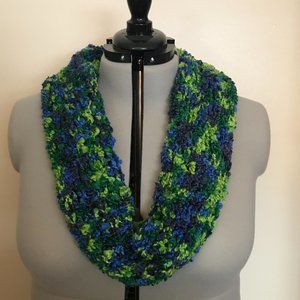 ❤️3/$12 *HANDMADE* Blue & Green Infinity Scarf